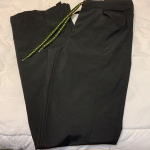 Black scrub pants
